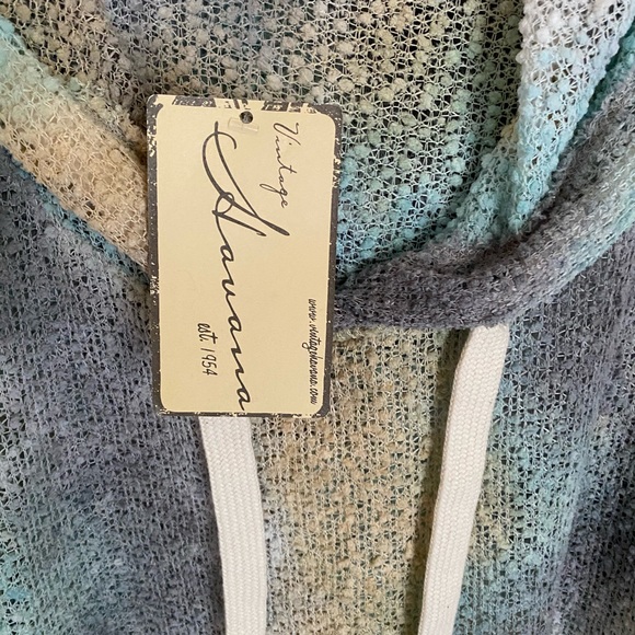 Vintage Havana popcorn tie-dye hoodie sweater - Picture 6 of 11